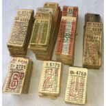 Considerable quantity of unsorted London Transport 1930s/40s/50s PUNCH TICKETS comprising c750