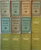 Selection of 1960 London Transport OFFICIALS' TIMETABLE BOOKLETS for Country Buses & Coaches (3 x