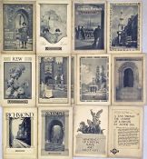 Collection of c1915 London Underground Group GUIDEBOOKS ('By Underground, By Tram, By Motorbus').