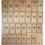 Quantity of London General Omnibus Co/LPTB BUS POCKET MAPS dated from No 3, 1930 to No 2, 1934. No