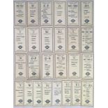 Selection of London Transport Green Line Coaches TIMETABLE LEAFLETS from 1936. All different