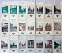 Quantity of London General Omnibus Co Ltd MOTOR-BUS GUIDES (fold-out leaflets) from the series