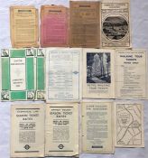 Very early Underground Group COUNTRY WALKS LEAFLETS comprising No 5 (March 1910), No 8 (Oct 1910)