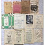 Very early Underground Group COUNTRY WALKS LEAFLETS comprising No 5 (March 1910), No 8 (Oct 1910)