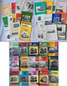 Quantity (42) of Omnibus Society PUBLICATIONS (booklets & pamphlets) dating from the 1930s-80s on