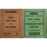 East Surrey Traction Co Ltd TIMETABLE BOOKLET for Summer Service 1930 (16/4/30) & London General