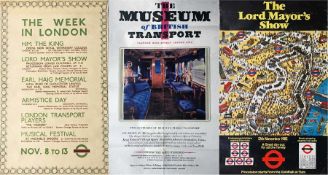 Selection of original London Transport/British Railways double-royal posters comprising 1937 'The