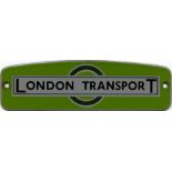 London Transport enamel RADIATOR BADGE from a 1953 Guy Special GS-type bus (these badges were also