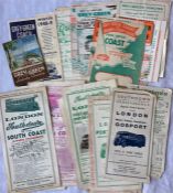 2 selections of 1930s onwards COACH SERVICE LEAFLETS, the first comprising 12 different items for