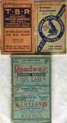 Selection of 1920s/30s Bus/Coach TIMETABLE BOOKLETS comprising January 1924 'TBR' (Travel by Road)