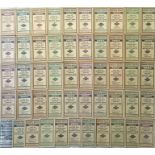 Complete year-set for 1919 of the London General Omnibus Company LEAFLETS 'LONDON TRAFFIC NOTES &