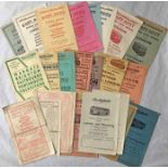 Quantity of 1930s-50s EXPRESS COACH SERVICES FLYERS from East Kent Road Car Co (1940s/50s x 8),