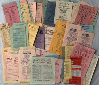 Large quantity of mainly 1950s London Transport bus EXCURSION LEAFLET FLYERS ('Going to the