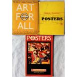 Selection of London Transport POSTER BOOKS comprising 1949 'Art for All' (hardback with dust-