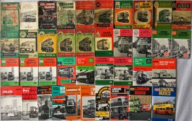 Quantity (39) of Ian Allan 'ABC' BOOKLETS of London Transport Buses etc dated between 1948 & 1979