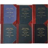 Official bound volumes of London Transport TRAFFIC CIRCULARS for Country Buses & Coaches for the