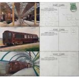 Selection of 1906 Great Northern, Piccadilly & Brompton Railway POSTCARDS issued at the opening of
