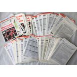 Very large quantity of London Transport/London Country bus PANEL TIMETABLES for a huge variety of