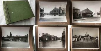 1930s loose-leaf BINDER OF OFFICIAL PHOTOGRAPHS of London Transport Country Bus & Coach Department