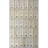 Quantity (31) of 1935 London Transport Green Line Coaches TIMETABLE LEAFLETS. All different with a
