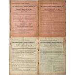 Selection of 1920s London General Omnibus Company TRAFFIC CIRCULARS comprising No 589 (13 February