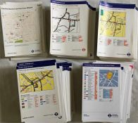 Large quantity of London Underground 'Continuing Your Journey' LEAFLETS from the years 2002, 2007,