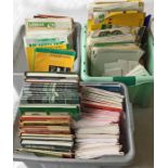 Large quantity (3 large boxes) of 1970s/80s London Country etc PANEL TIMETABLES, PANEL POSTERS,