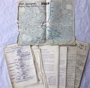 Folder of London Underground 1926 GENERAL STRIKE EPHEMERA including a full set of Daily Traffic