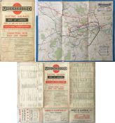 1913 London Underground MAP 'What to See and How to See it'. Print-code 3-5-13, an unusual edition