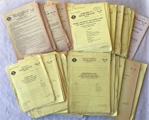 Considerable quantity of London Underground (London Transport Railways) TRAFFIC CIRCULAR SUPPLEMENTS