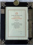 1930s London Underground STATION COMPETITION AWARD PANEL in respect of Section 2 - efficiency,