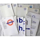 Various London Underground 1980s/90s DESIGN GUIDELINE BOOKLETS covering the roundel (2 different),