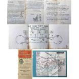 Items relating to F H Stingemore, designer of the pre-Beck Underground maps & erstwhile LT employee,