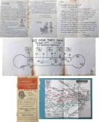 Items relating to F H Stingemore, designer of the pre-Beck Underground maps & erstwhile LT employee,