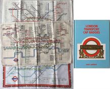 Selection of 3 different 1960s-1980s UNDERGROUND MAP TEA-TOWELS. The first an H C Beck version,