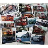 Quantity of colour PHOTOGRAPHS (6x4 size) of London Transport buses, coaches & trolleybuses (1!)