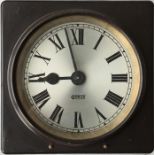 Gents' of Leicester RAILWAY CLOCK with a 6" (15cm) face and roman numerals. Said by vendor to have