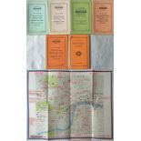 Selection of 1920s/30s London Underground 'Guide to Underground Travel' etc POCKET BOOKLETS with