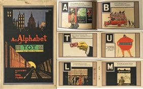 1915 Underground Group BOOKLET 'An Alphabet of T.O.T' with colour illustrations by Charles Pears (
