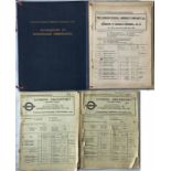 London General Omnibus Company ALLOCATION OF SCHEDULED OMNIBUSES No 24, 28 May 1930 plus similar