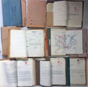 Large box of London Country (London Transport) CORRESPONDENCE FILES (letters, memos, maps etc) ex