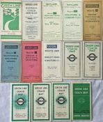 Selection of 1930s Green Line Coaches TIMETABLE LEAFLETS & MAPS comprising Coach Service Guide dated