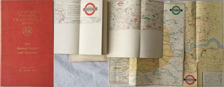 Officially bound copy of the FIRST ANNUAL REPORT & ACCOUNTS of the London Passenger Transport