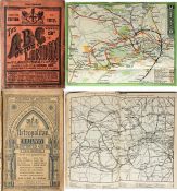 1912 ABC GUIDE TO LONDON containing the official Underground MAP for that year and a fold-out