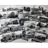 Quantity of b&w PHOTOGRAPHS (6x4 size) of London Transport buses taken in the 1940s/50s. Classes