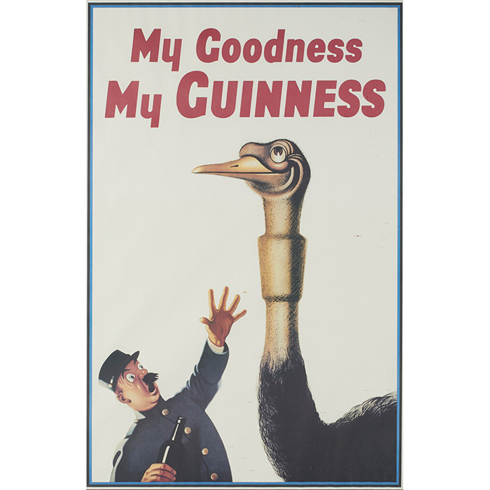 Beer Advertising, four items:, Russell's Ales tin sign; My Goodness, My Guinness framed poster; - Image 4 of 6