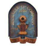 Vintage English Nautical, Storefront display sign: Roth & Lane - London: Binnacle & Compass