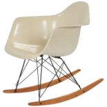 Charles Eames (1907-1978) & Ray Eames (1912-1988) for Herman Miller, RAR (Rocking Armchair Rod),