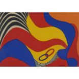 Alexander Calder, (American, 1898-1976), South America with Flying Colors, lithograph, numbered in