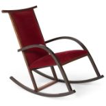 Carlos Riart (Spanish, b. 1942) for Knoll International, Riart rocking chair, 1982, Light Walnut,